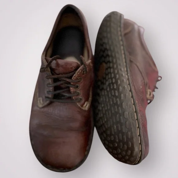 Born Brown Leather Lace Up Oxford Classic Comfort Shoes Women’s Size 9.5 - Picture 8 of 11